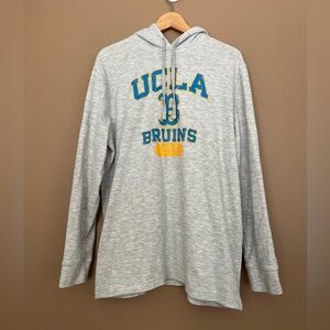 {Champion} UCLA Bruins Long Sleeve Knit Hoodie in Grey - Men's XL